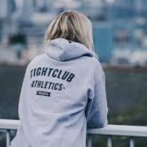 Tight Club Grey Athletic Hoodie